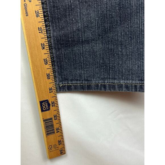 Vintage Enyce Men's  42 Blue Y2K Baggy Wide Leg Skater Hip Hop Style Denim Jeans - Picture 4 of 9